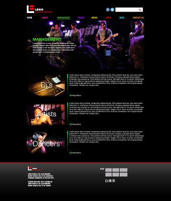 Layout design (webpage)