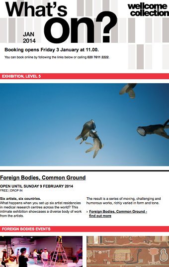 What's on? - email