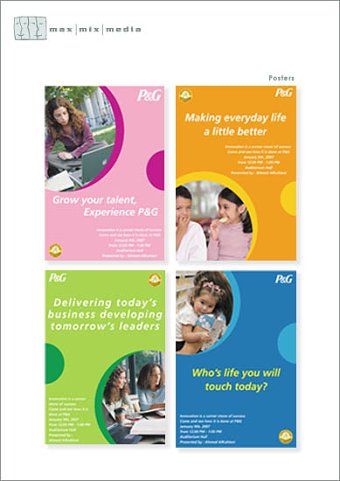 Poster and event for P&G