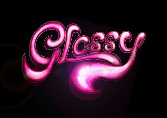 Glossy Typography Tutorial