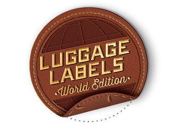 Luggage Labels, Vintage Travel Stickers
