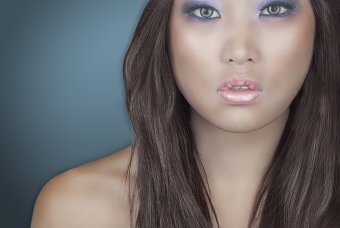 Glamour retouching