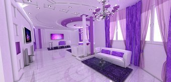 Violet living room