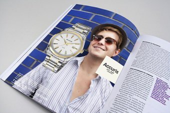A4 & A3 Adverts for Accurist