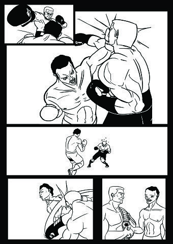 Boxing book Illustrations