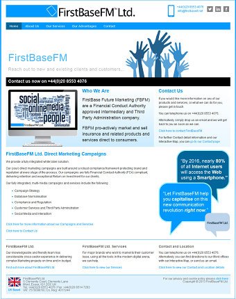 FirstBaseFM Website