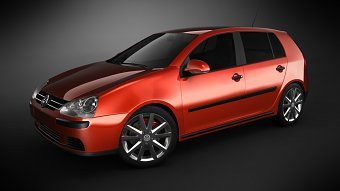 VW Golf V - 3D Model
