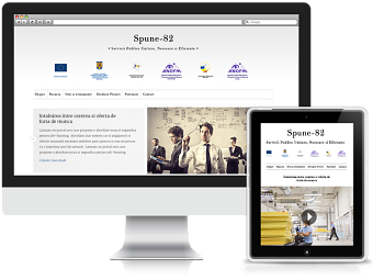 Spune-82 website design