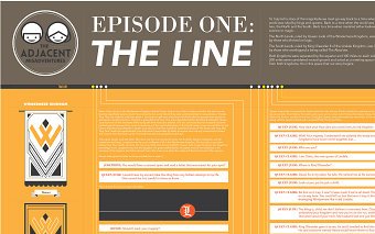 Infographic for The Adjacent Misadventures: story series