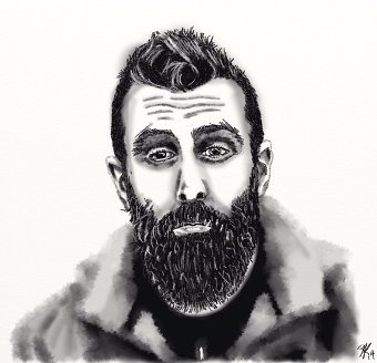 Illustration - Scroobius Pip Portrait