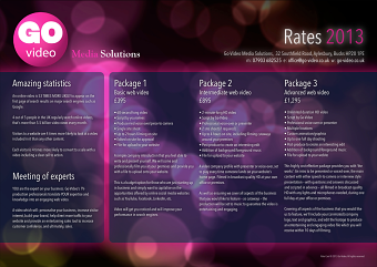 GoVideo rate card