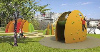 Playground with comfort facilities