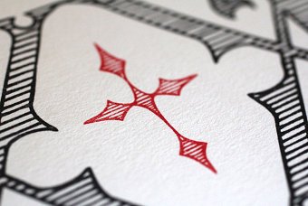 Hand-illustrated monogram for client with the initials 'K.K.'
