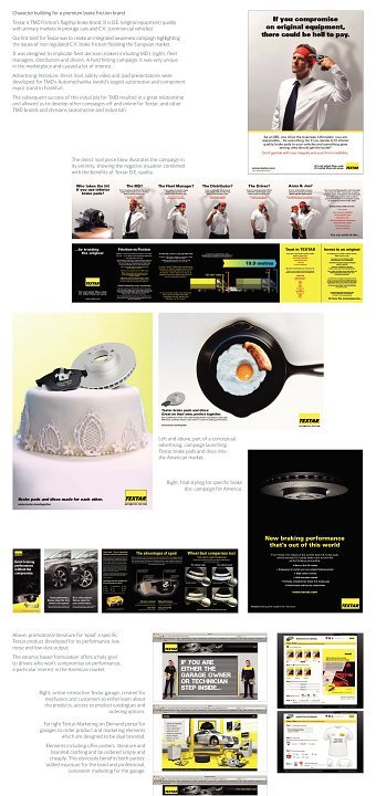 Brand development for the worlds largest brake friction suppliers