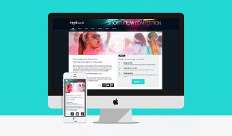 Reed Film Competition responsive website