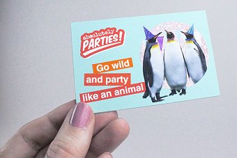 Absolutely Parties Branding