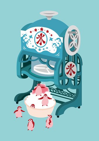 Penguin shaved ice!