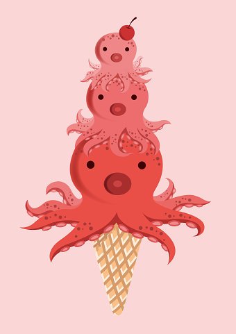 Octopus Ice cream