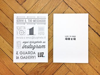 LUZ Photo Christmas Card