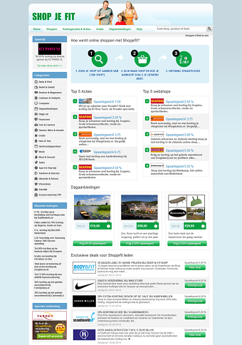 Shop Je Fit Netherlands Casback Project