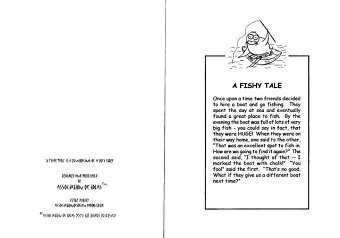 Greetings Card 'A Fishy Tale.'