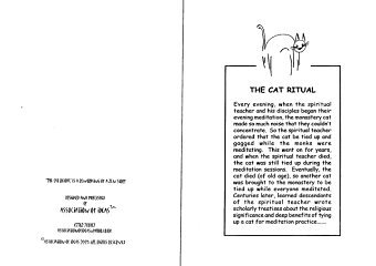 Greetings Card 'The Cat Ritual.'