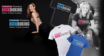 T shirt design for"Kick Boxing"
