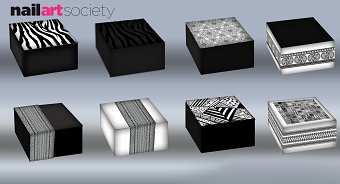 Product packaging design for"Nail Art society"