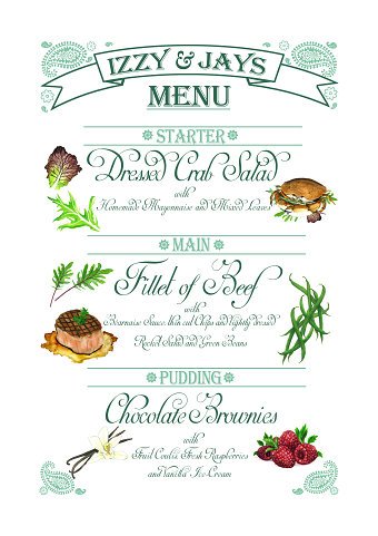 Wedding Menu