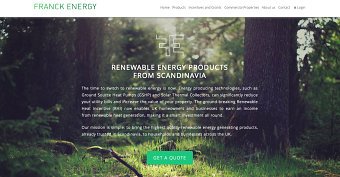 Website copy for renewable energy company