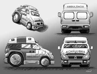 "The League of Rescuers" - sketch 2: ambulance