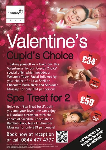 Bannatyne Spa Valentines 2014 Campaign