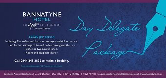 Bannatyne Hotel Darlington Day Delegate Promotion