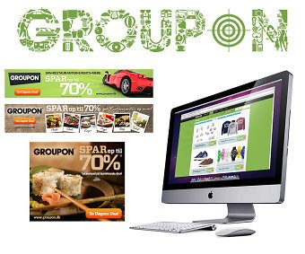 Marketing collateral for Groupon