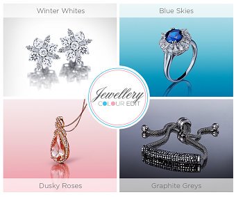 Jewellery Colour Edit bespoke webpage