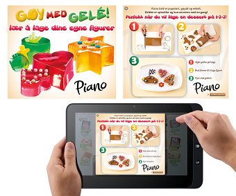 Mobile advetising for Piano