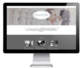 Confetti & Silk Website Design