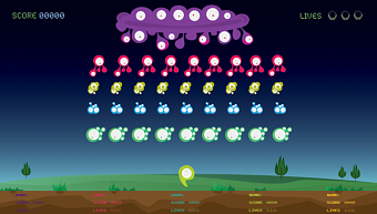 Splodge Invaders