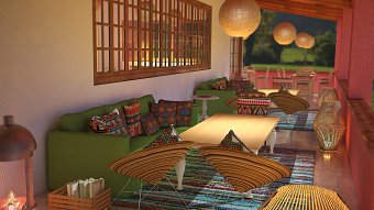 Rural restaurant visuals