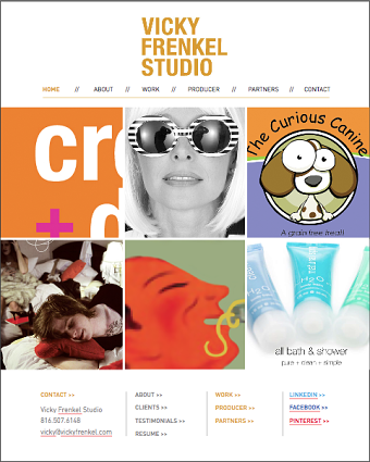 Vicky Frenkel Studio Website