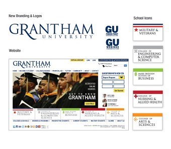 Grantham Identity, School  Icons and Website
