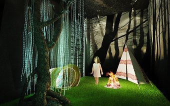 Fantasy story space render theme