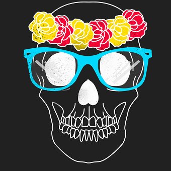 Hipster Skull