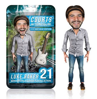 Action Figure Birthday Cards
