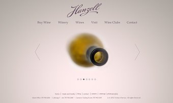 Wine Website Homepage