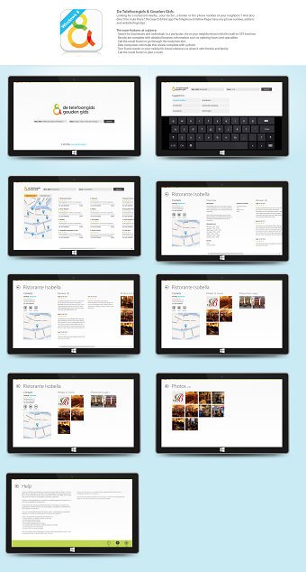 Detelefoongids Windows 8 App