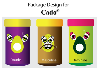 Packaging design for Cado