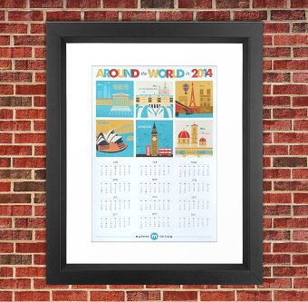Around the World Calendar