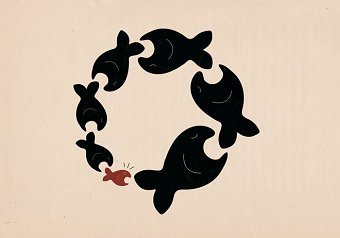 "Fishes Cirlce" illustration