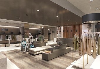 Fashion store interior design